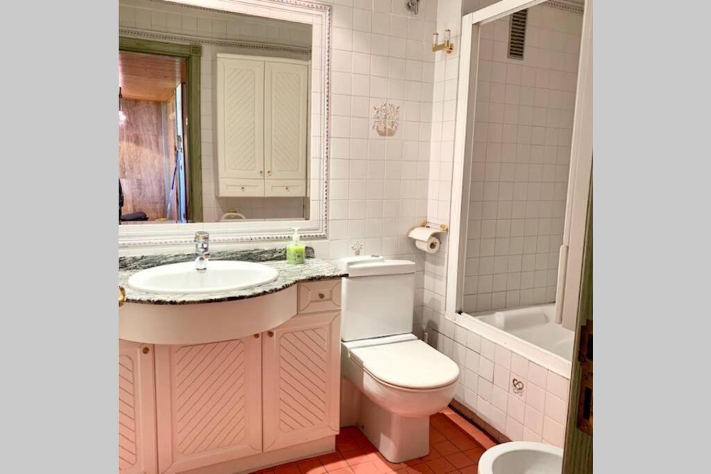 Atico En Biescas Con Piscina, Chimenea Y Garaje Apartment Exterior photo